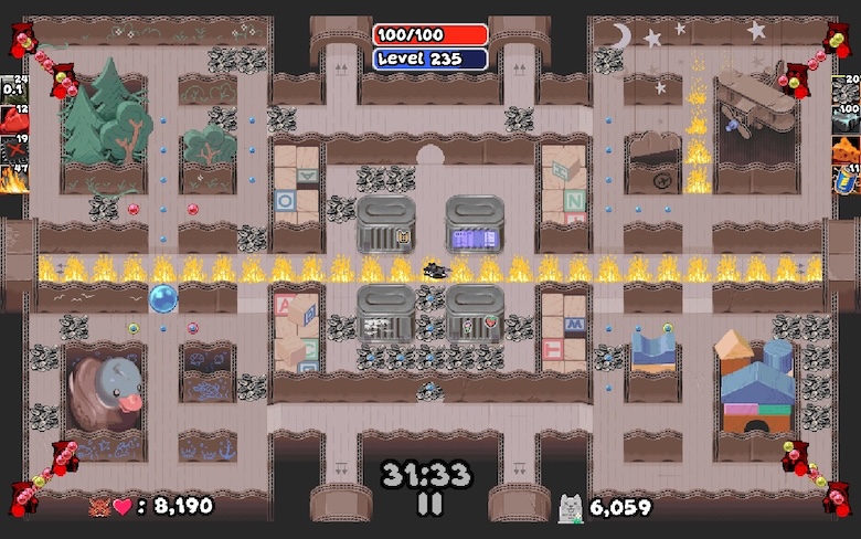 Maze Mice：時間停止の弾幕天国アドベンチャー - 革新的ローグライトゲームレビュー